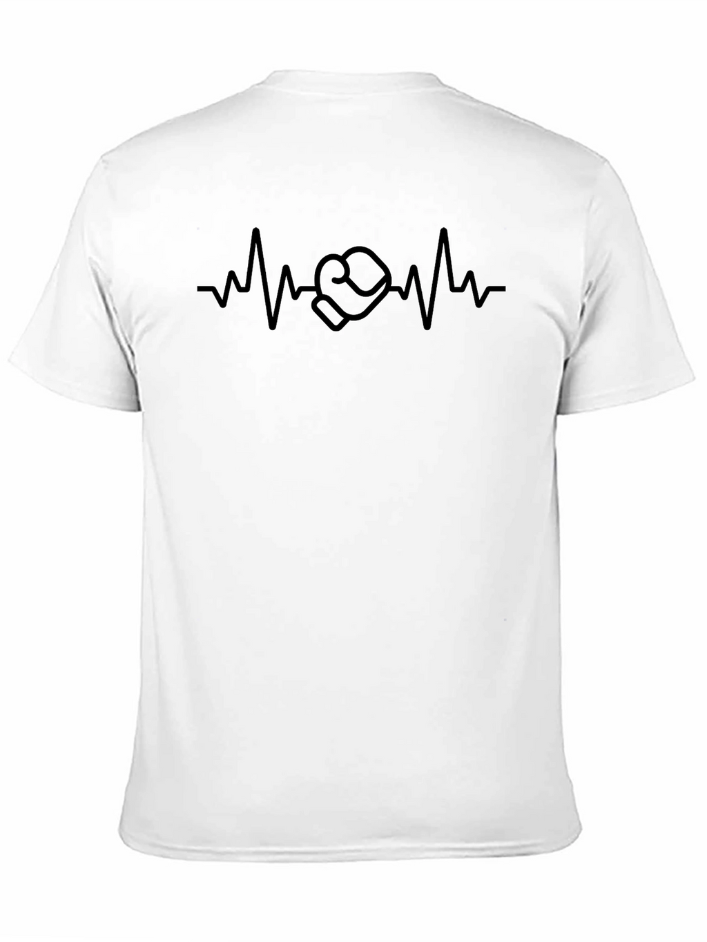 Boxing Heartbeat Graphic Tee - Black