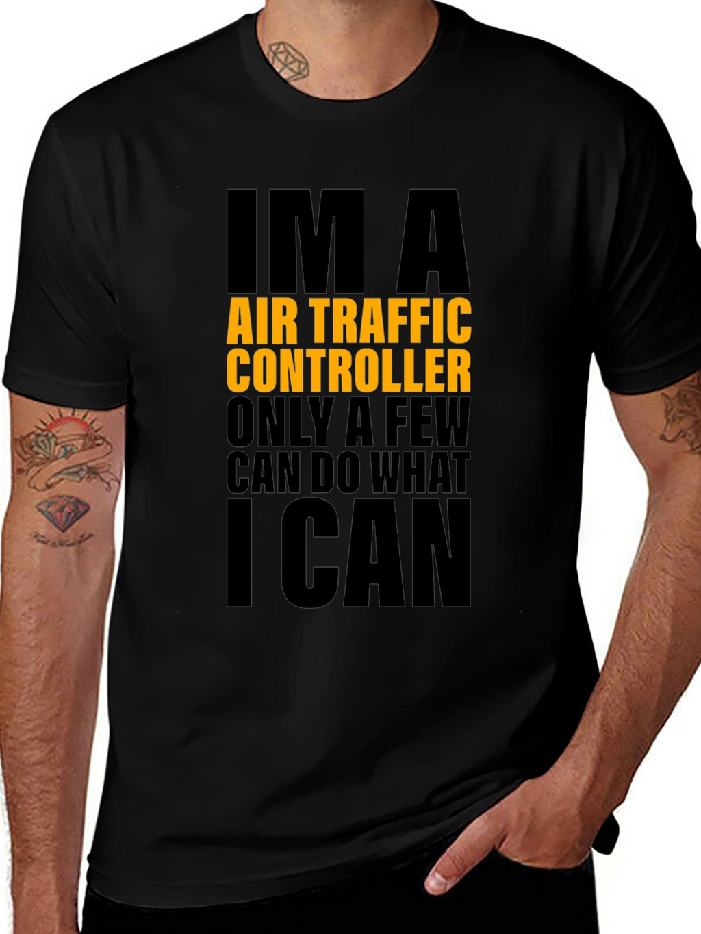 Air Traffic Controller Tee - Black