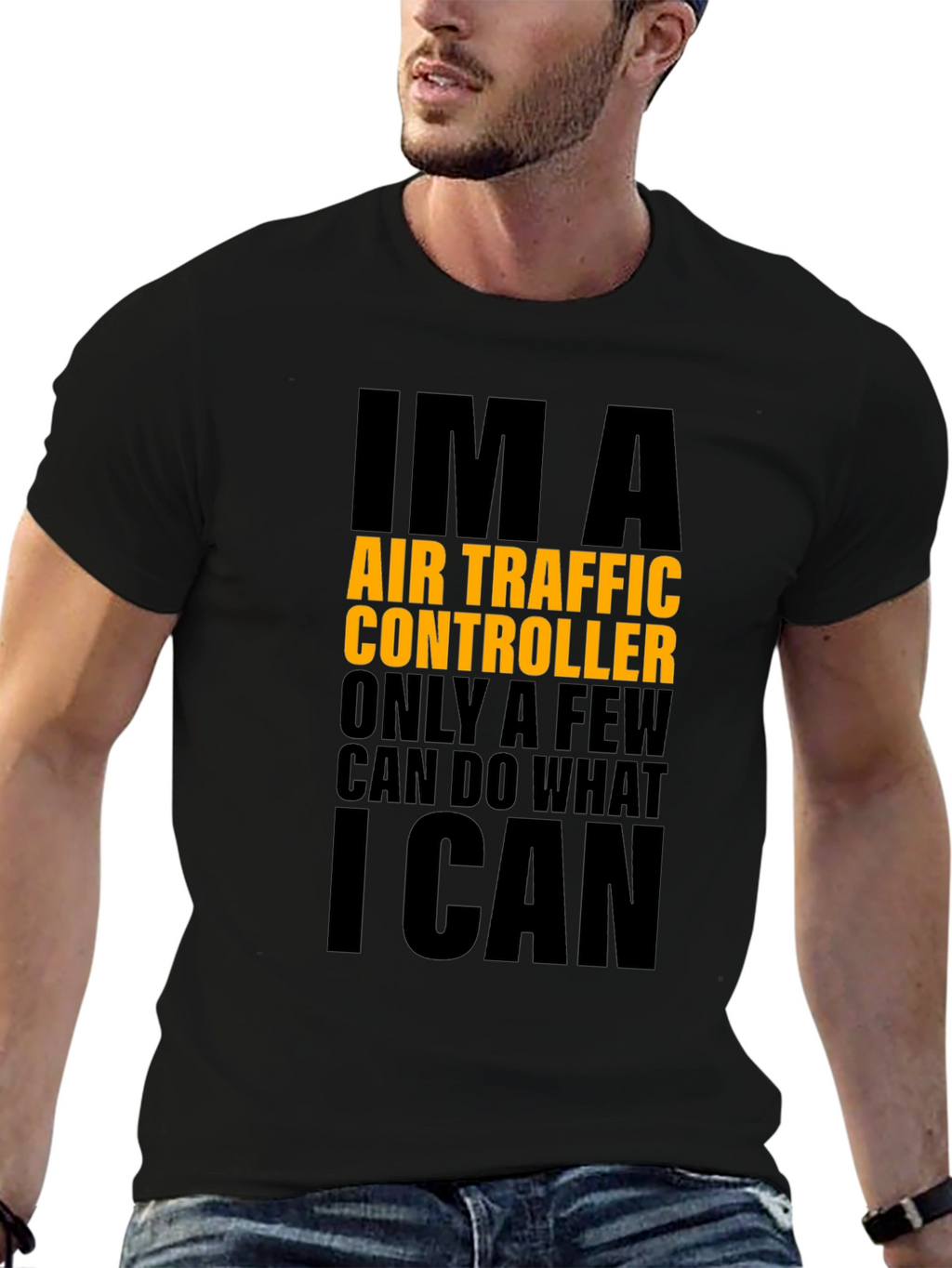 Air Traffic Controller Tee - Black