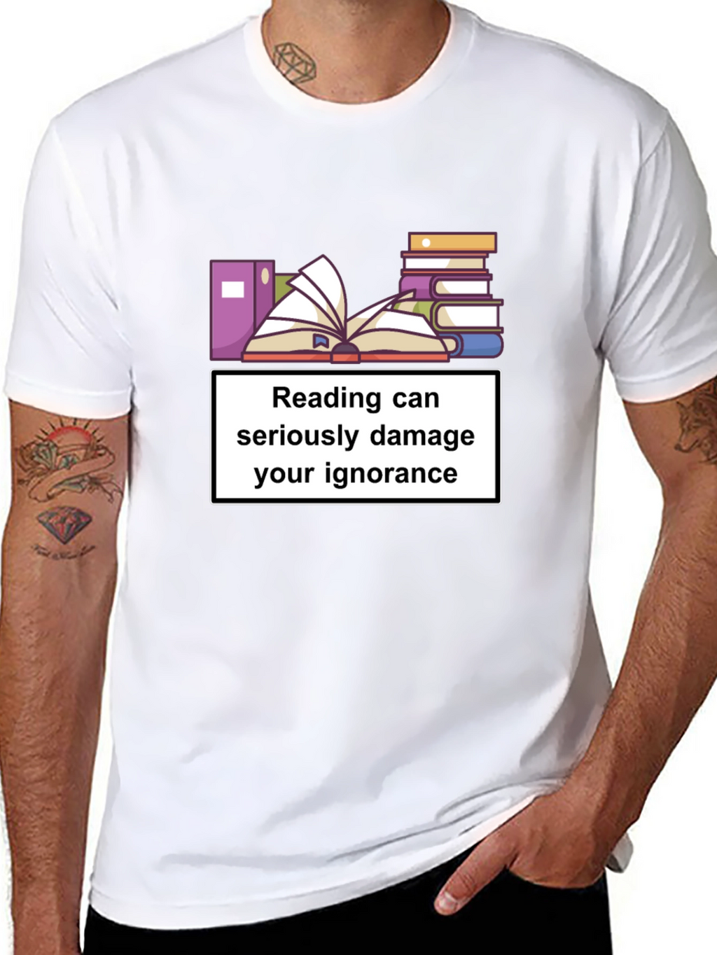 Reading Ignorance Humor T-Shirt