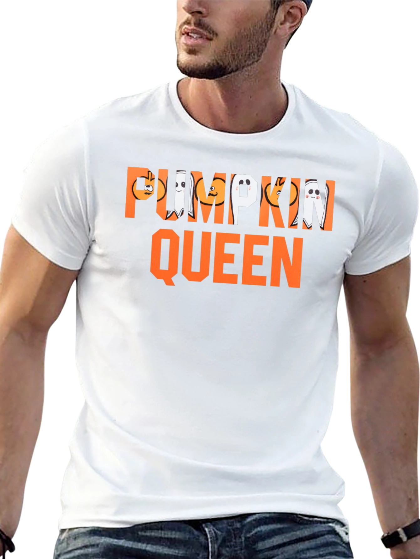 Pumpkin Queen Graphic T-Shirt Halloween Costume