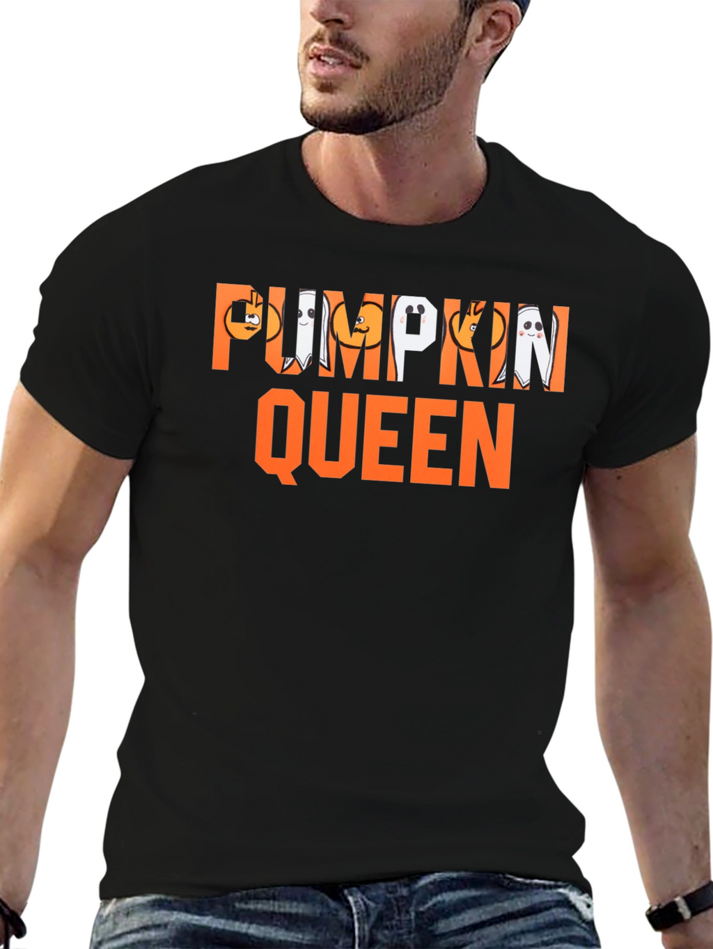 Pumpkin Queen Graphic T-Shirt Halloween Costume