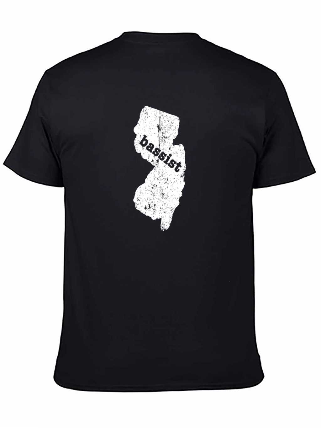 New Jersey Bassist Black T-Shirt