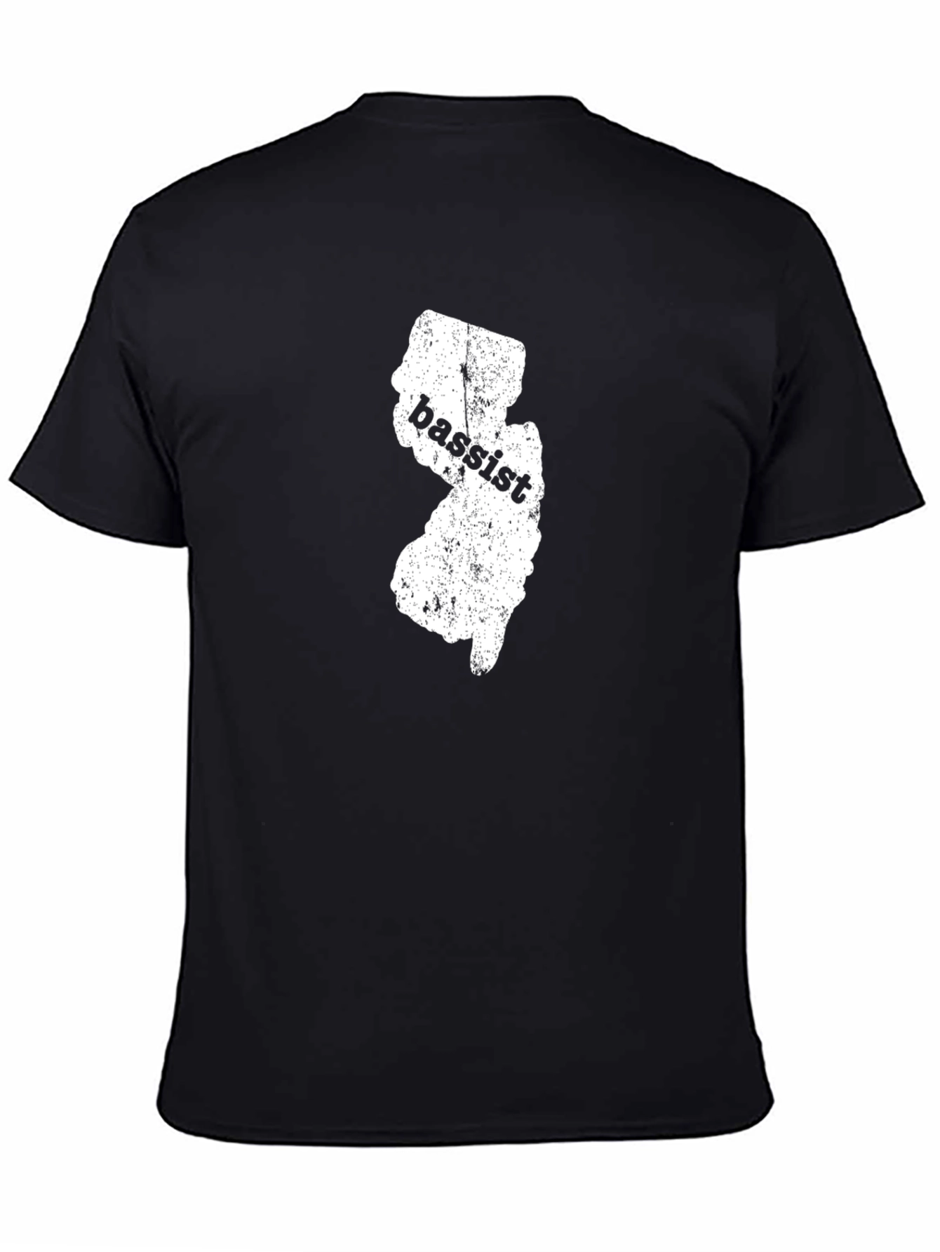 New Jersey Bassist Black T-Shirt