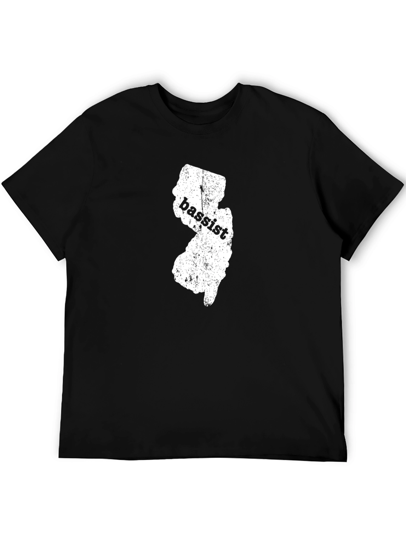 New Jersey Bassist Black T-Shirt