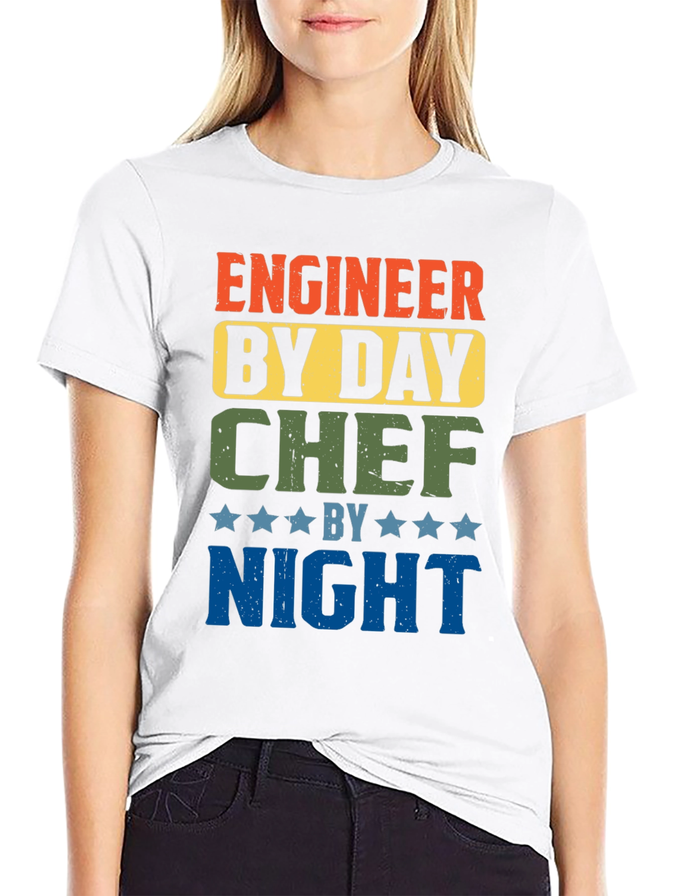 Engineer by Day Chef by Night Graphic Tee