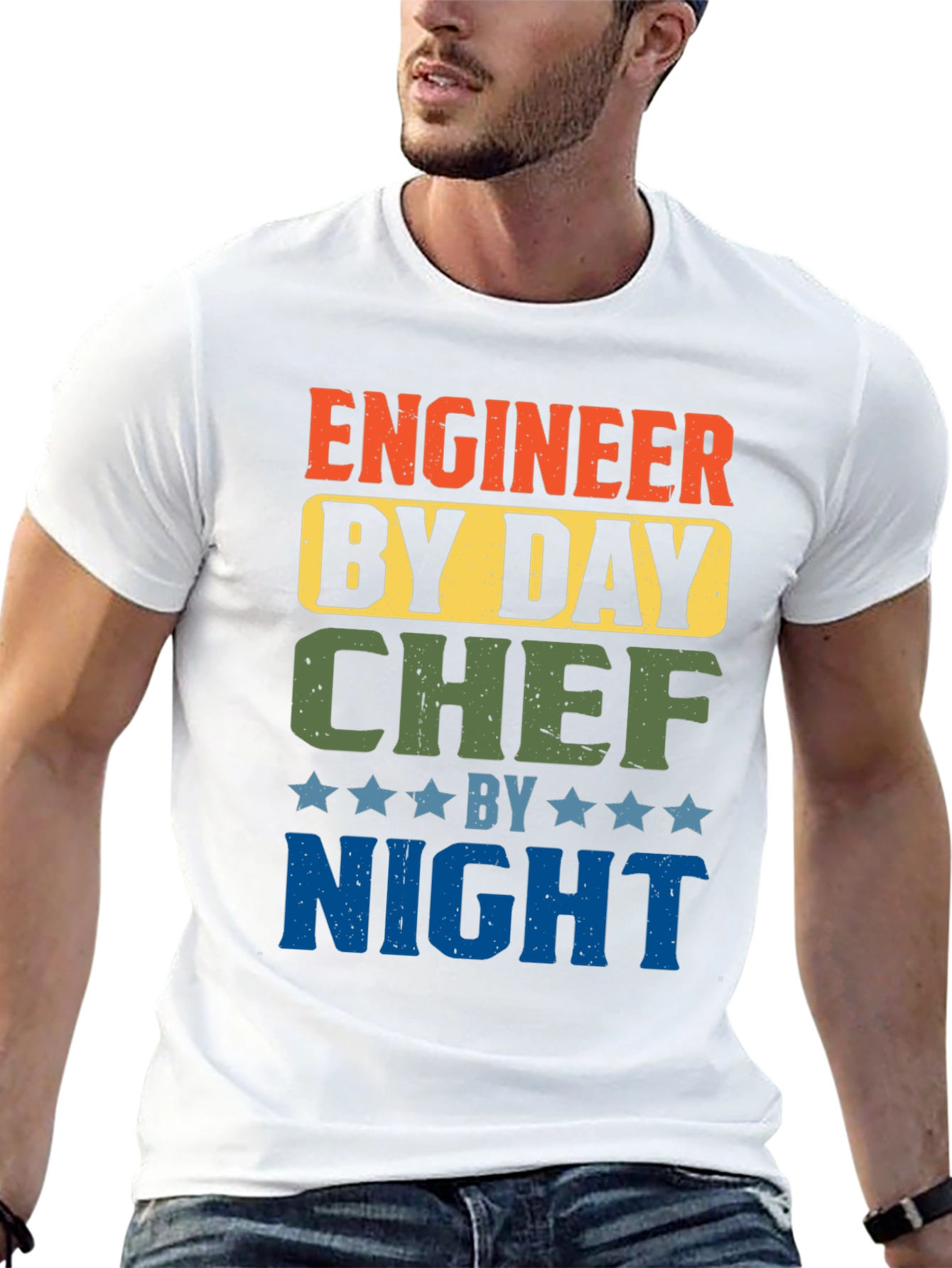 Engineer by Day Chef by Night Graphic Tee