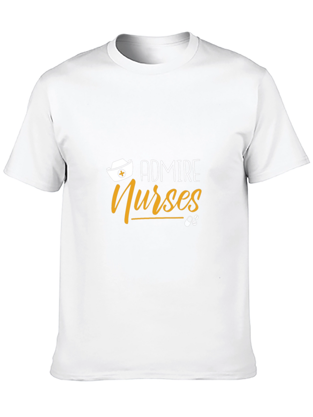 Admire Nurses Graphic Tee - Black