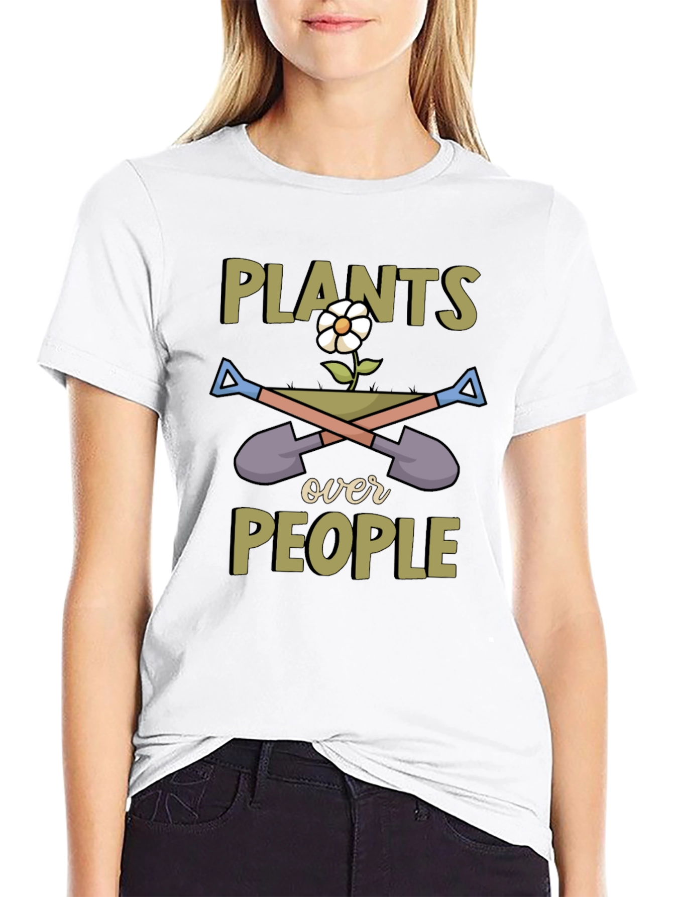 Plants Over People Graphic T-Shirt