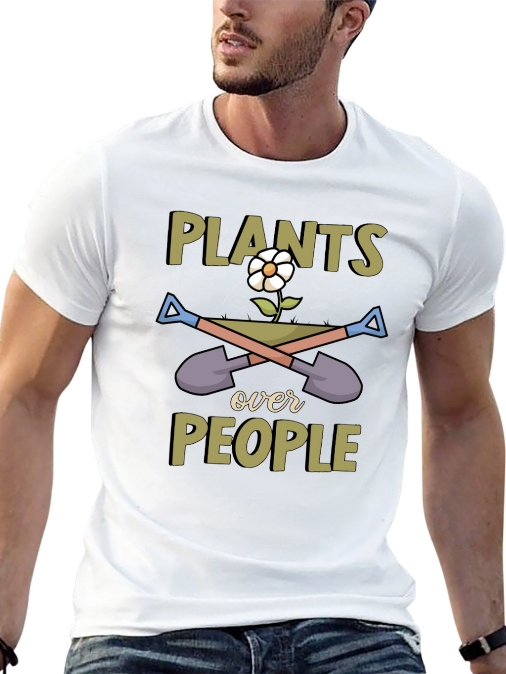 Plants Over People Graphic T-Shirt