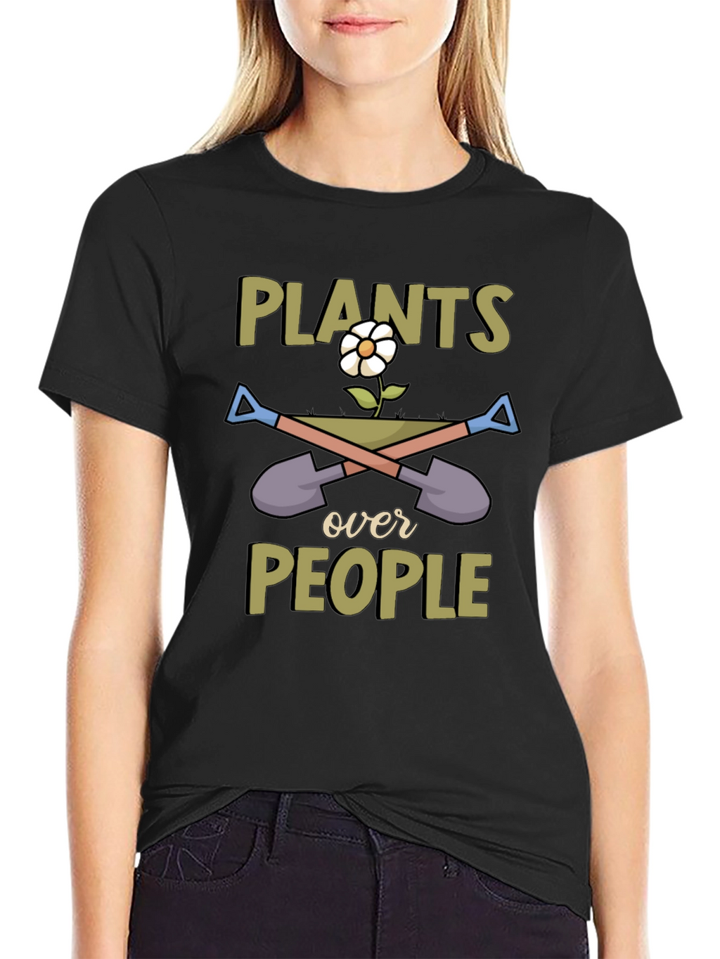 Plants Over People Graphic T-Shirt