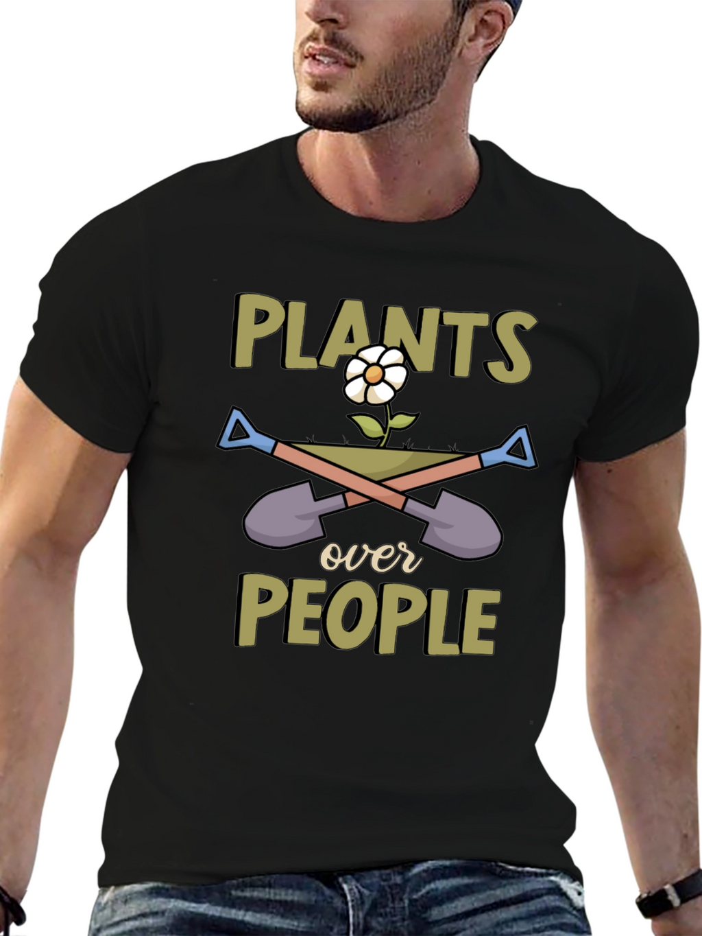 Plants Over People Graphic T-Shirt