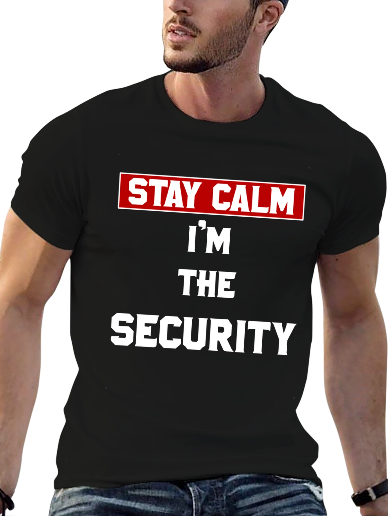 Stay Calm Im The Security T-Shirt