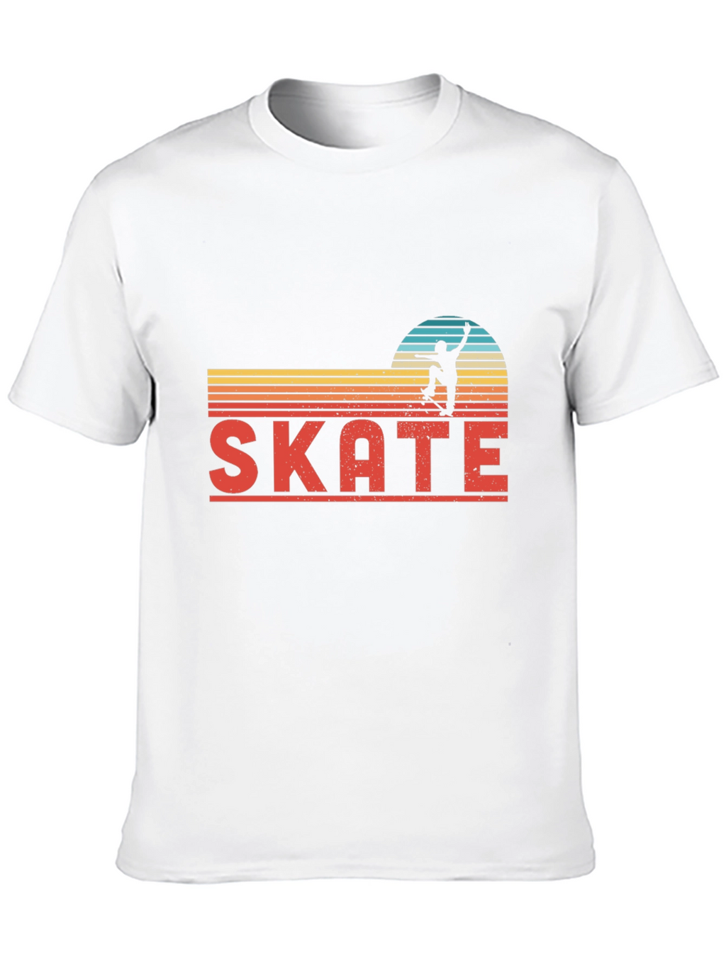 Retro Skate T-Shirt - Skateboarder Graphic Tee