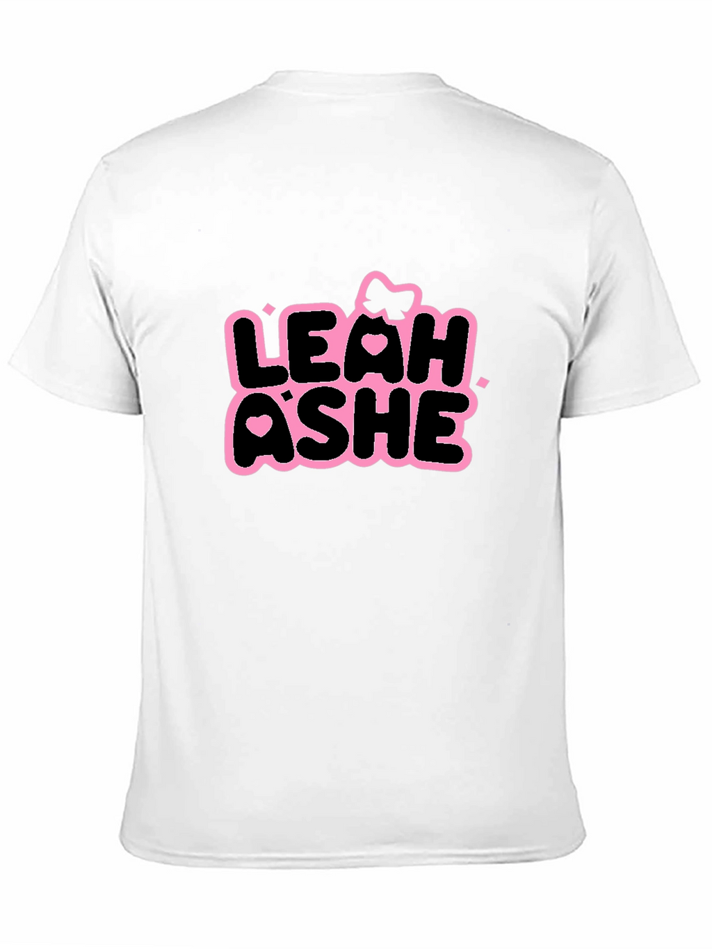 Leah Ashe Black T-Shirt - Graphic Print