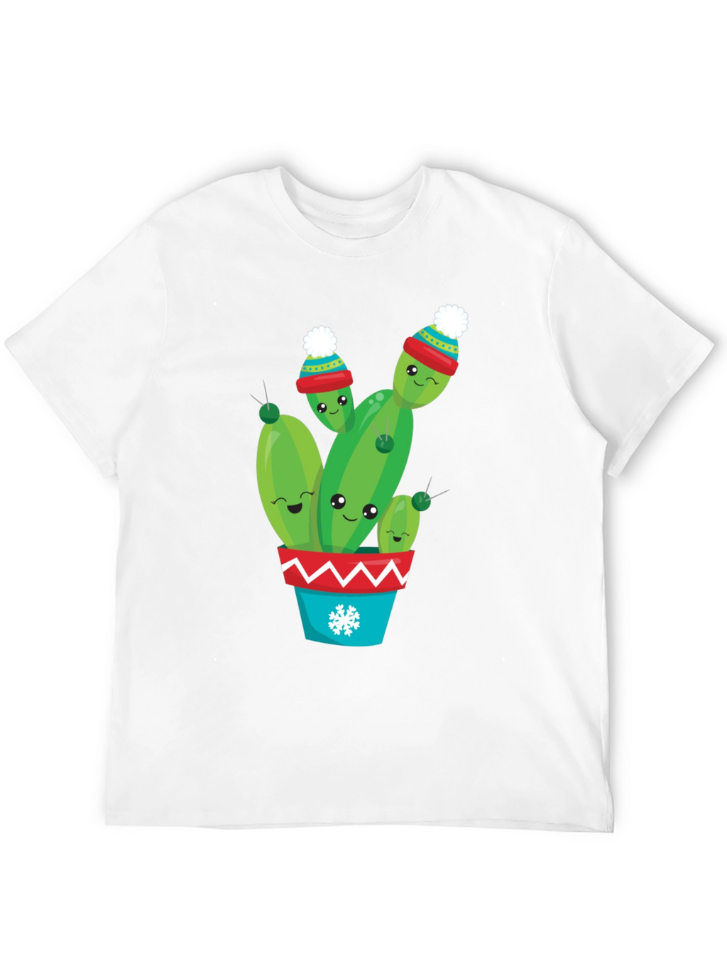 Cute Christmas Cactus T-Shirt