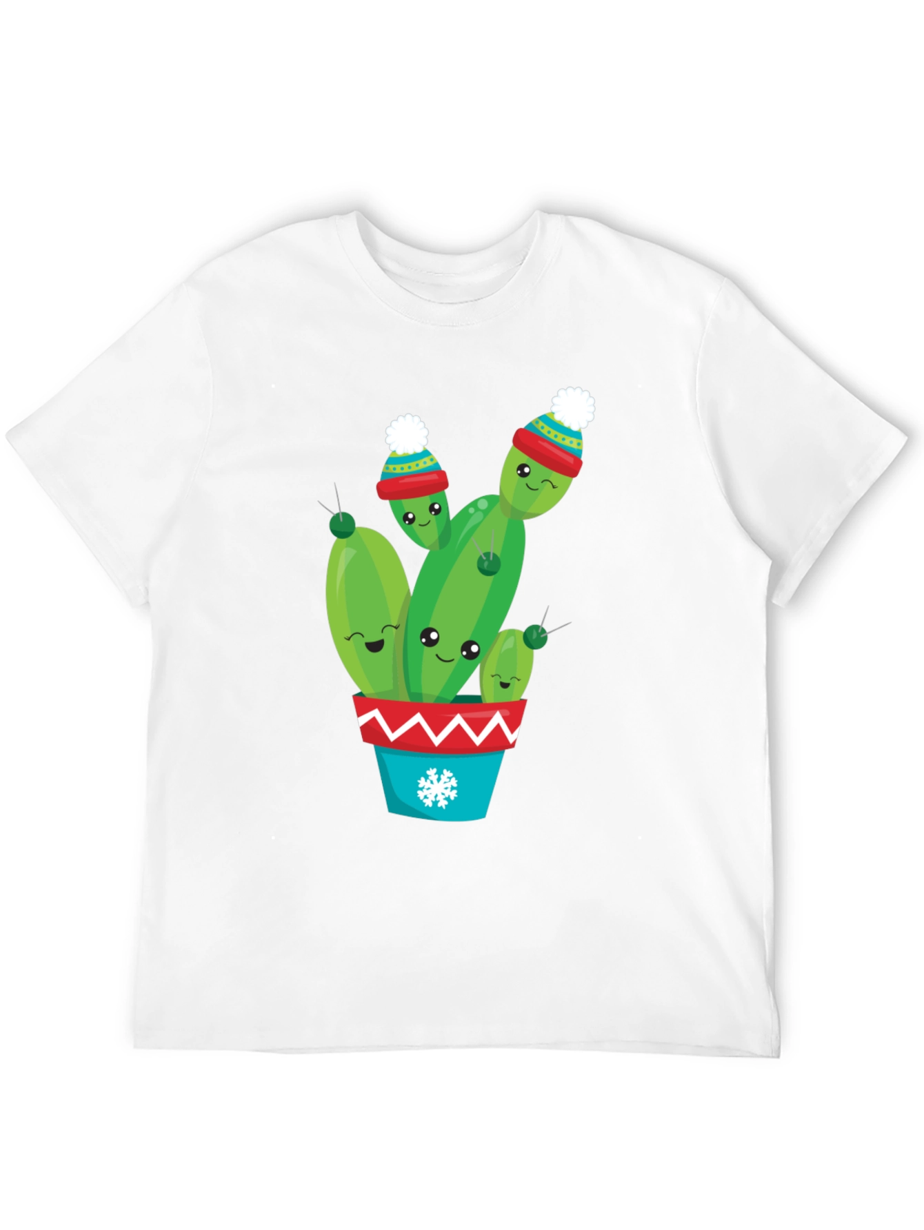 Cute Christmas Cactus T-Shirt