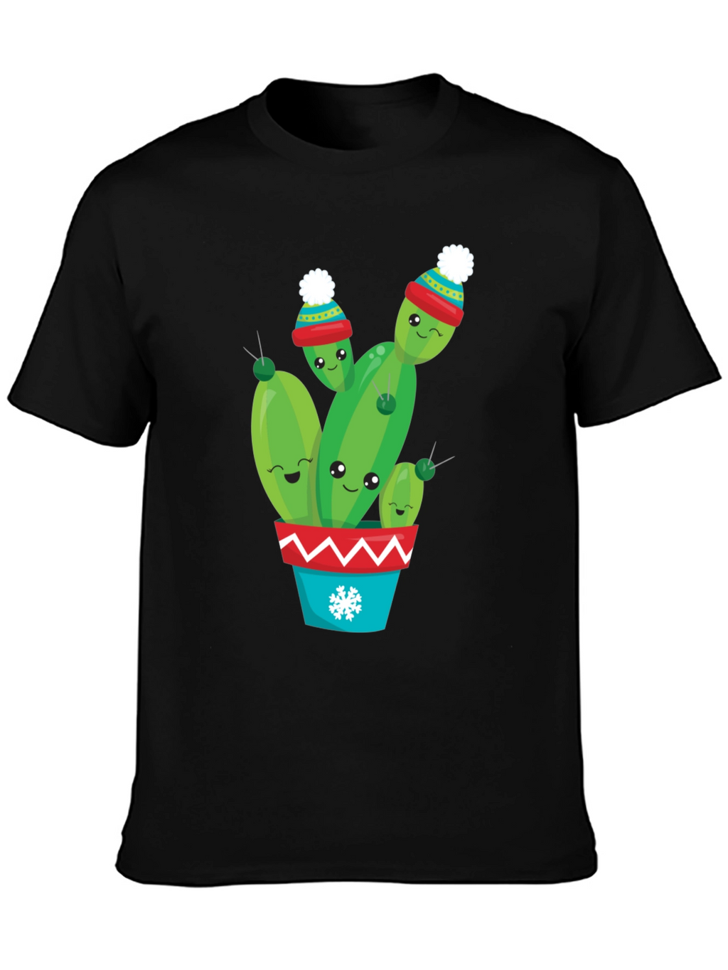 Cute Christmas Cactus T-Shirt