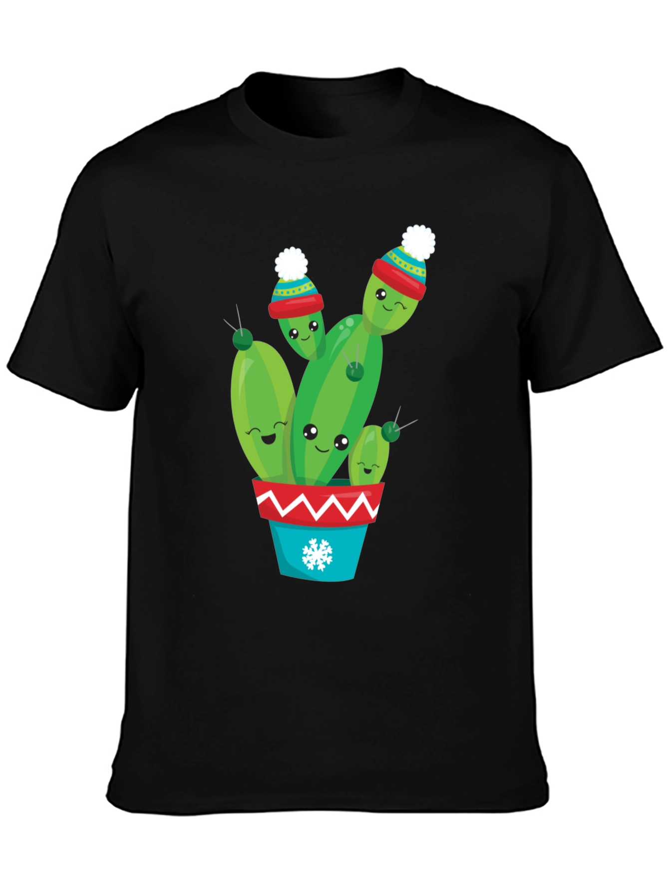 Cute Christmas Cactus T-Shirt