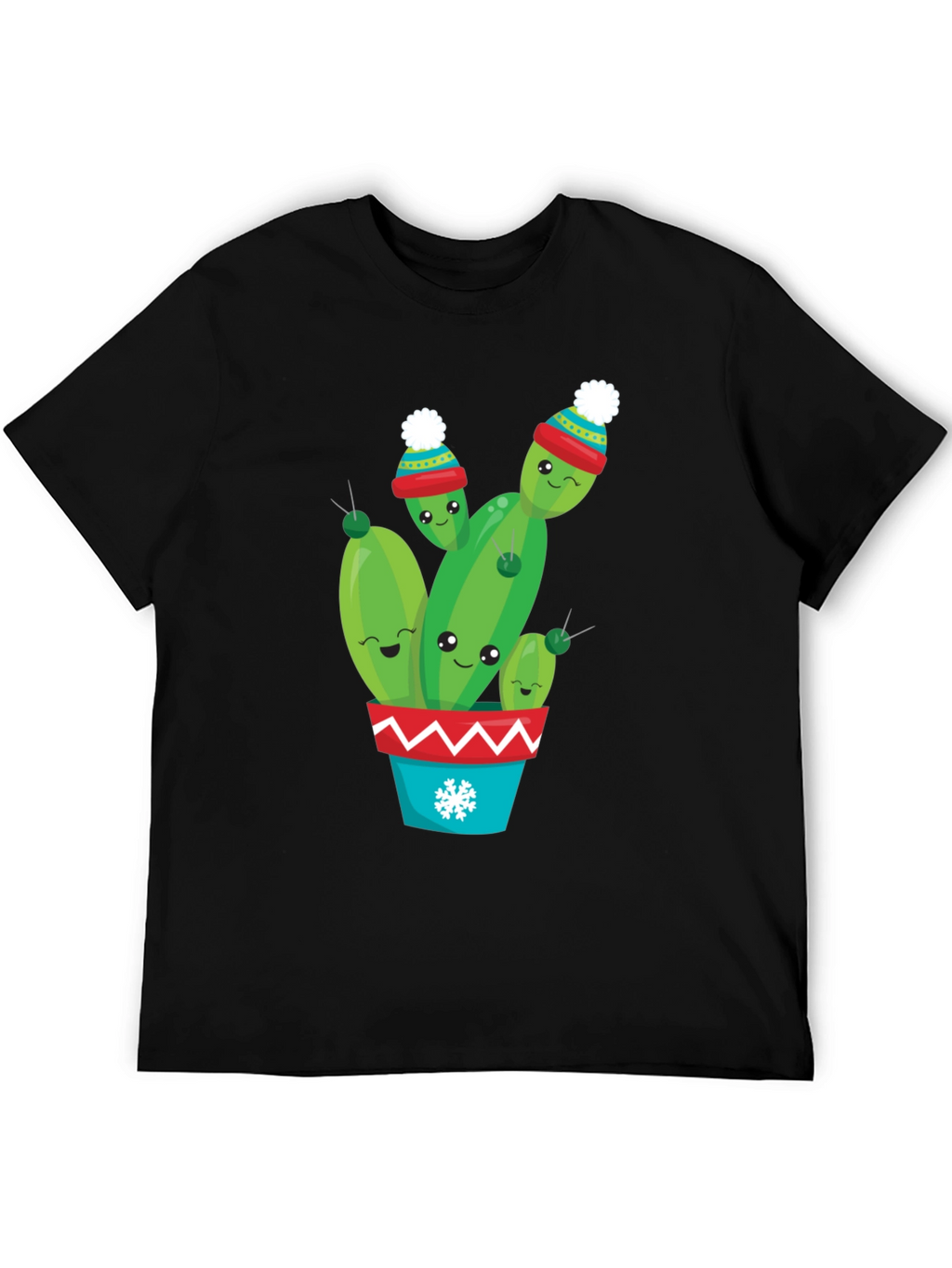 Cute Christmas Cactus T-Shirt