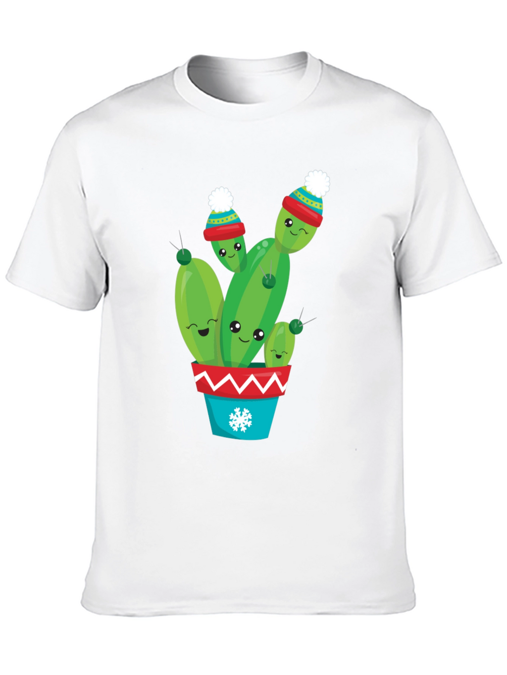 Cute Christmas Cactus T-Shirt