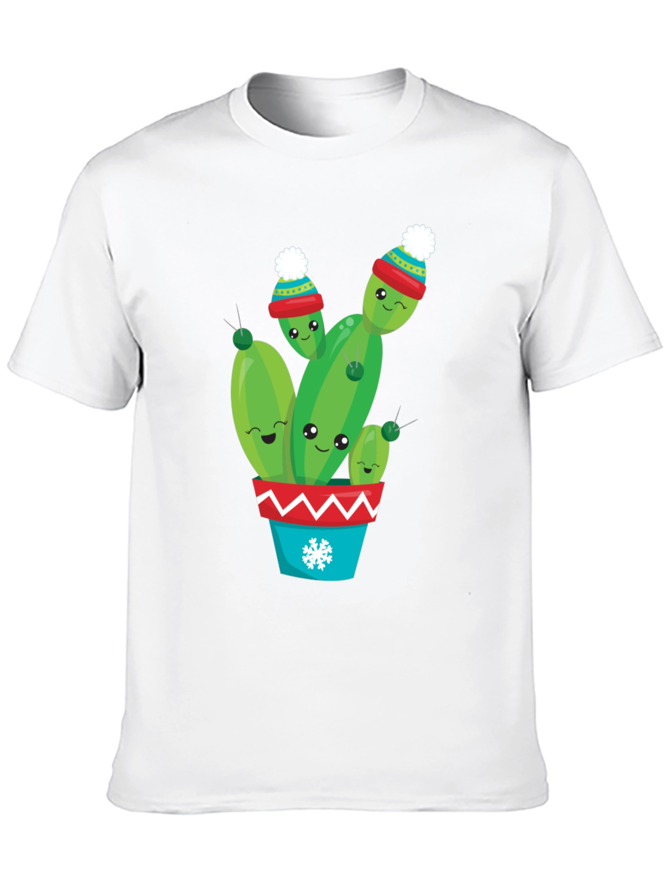 Cute Christmas Cactus T-Shirt