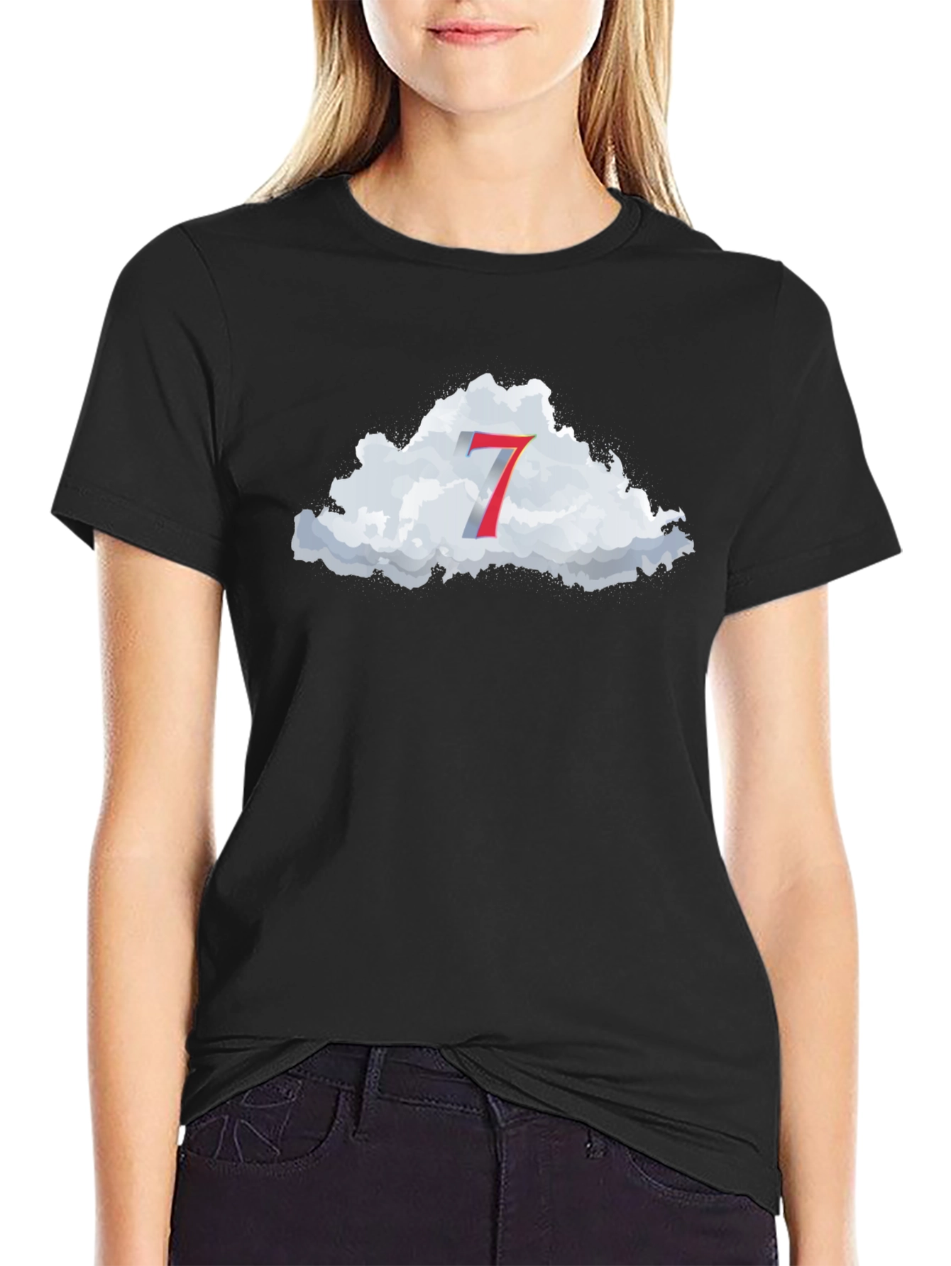 Cloud 7 T-Shirt - Trendy Graphic Tee