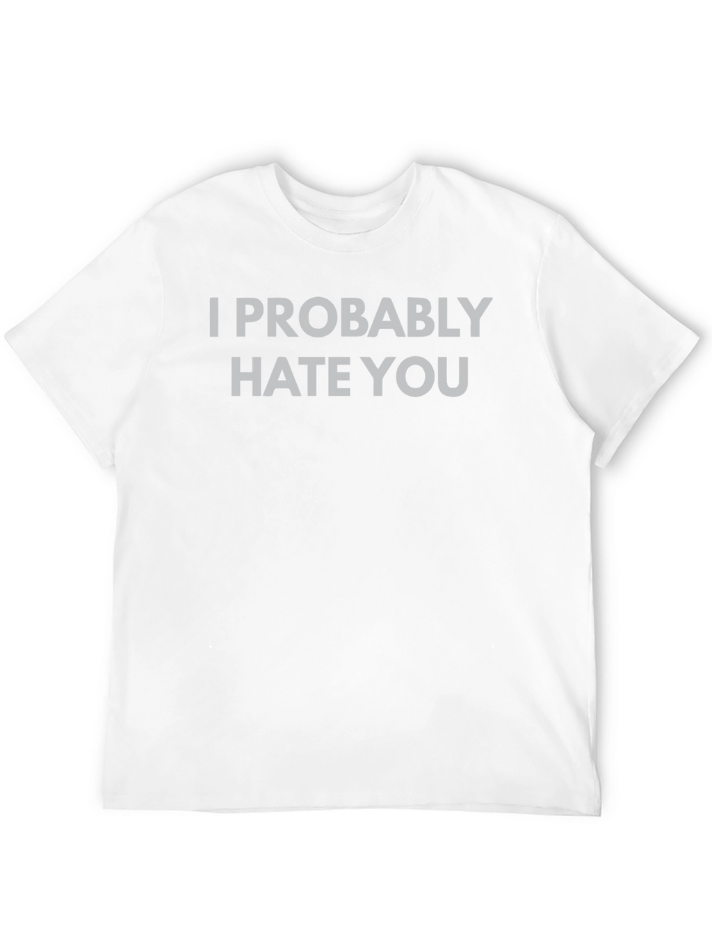 I Probably Hate You Funny Graphic Tee