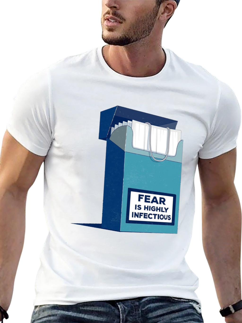 Fear is Highly Infectious Graphic T-Shirt