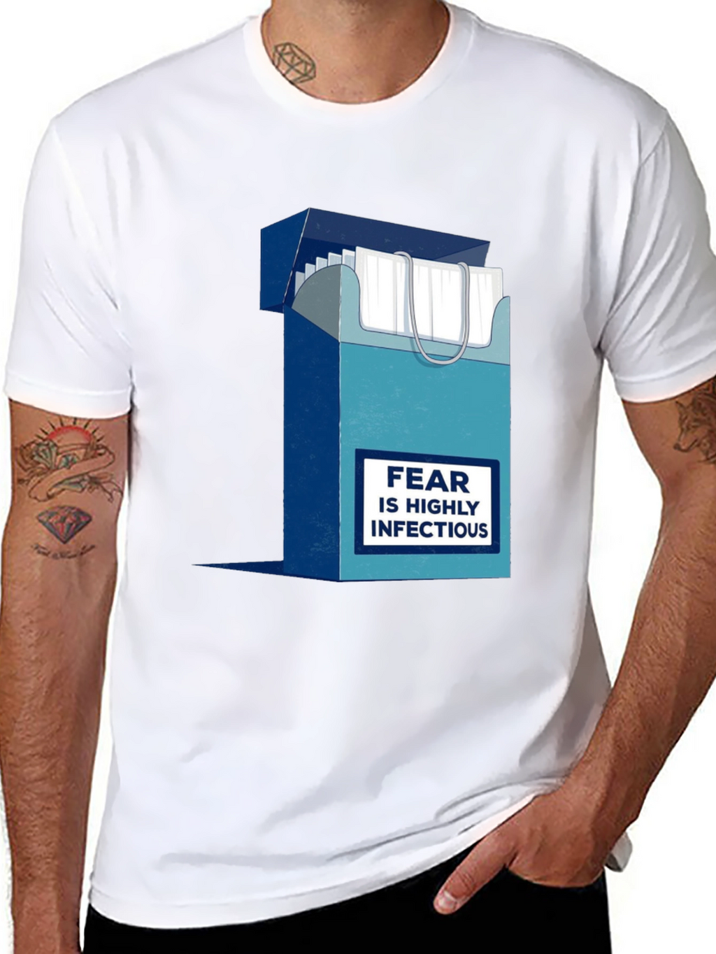 Fear is Highly Infectious Graphic T-Shirt
