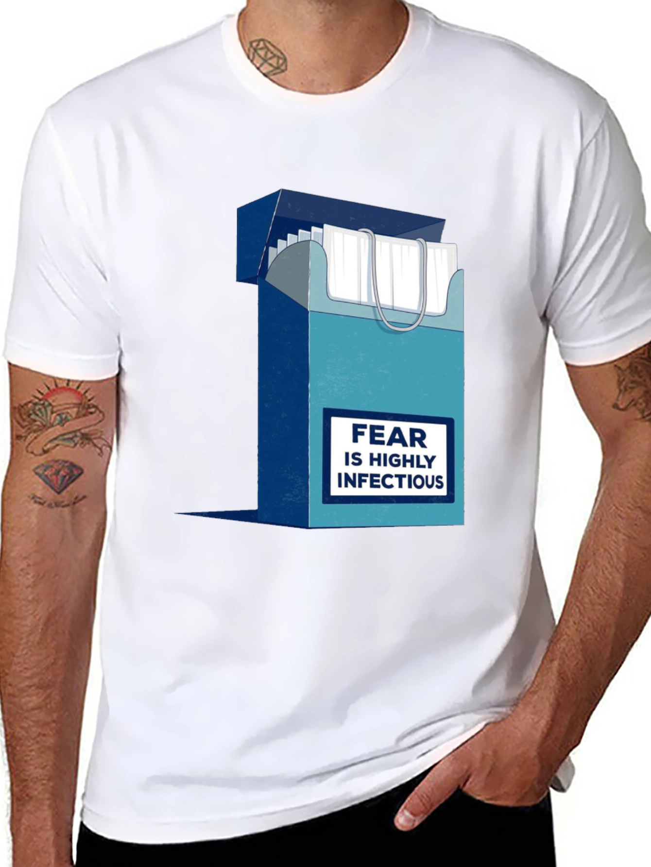 Fear is Highly Infectious Graphic T-Shirt