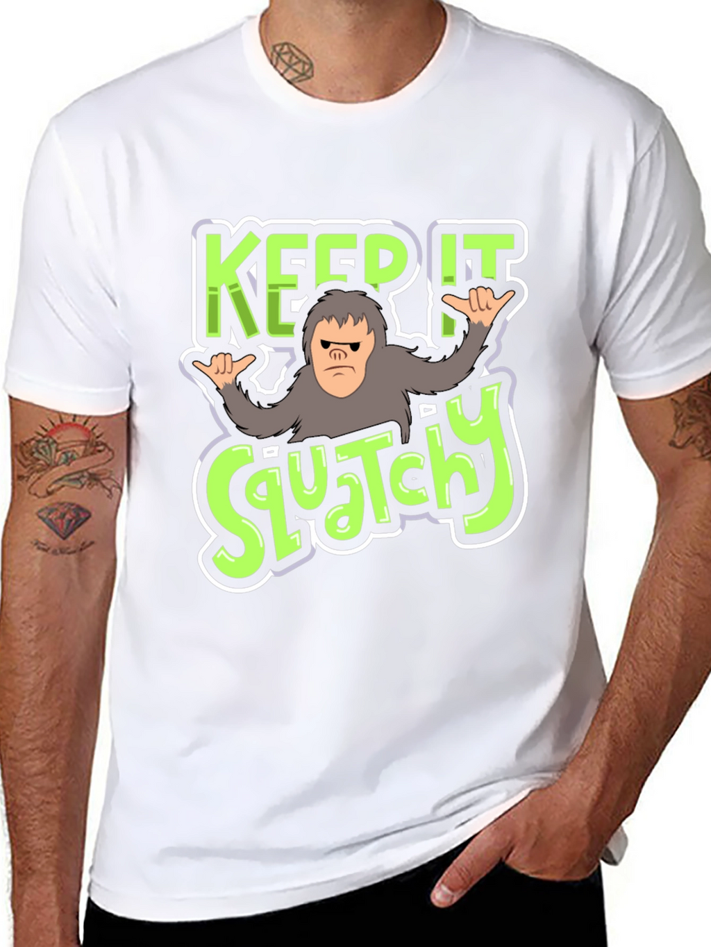 Keep It Squatchy Bigfoot T-Shirt