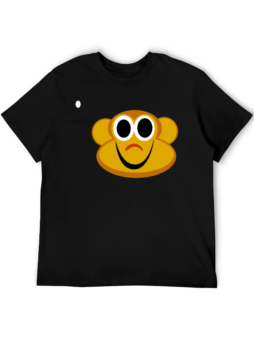 Monkey Graphic Tee - Black Cotton Blend