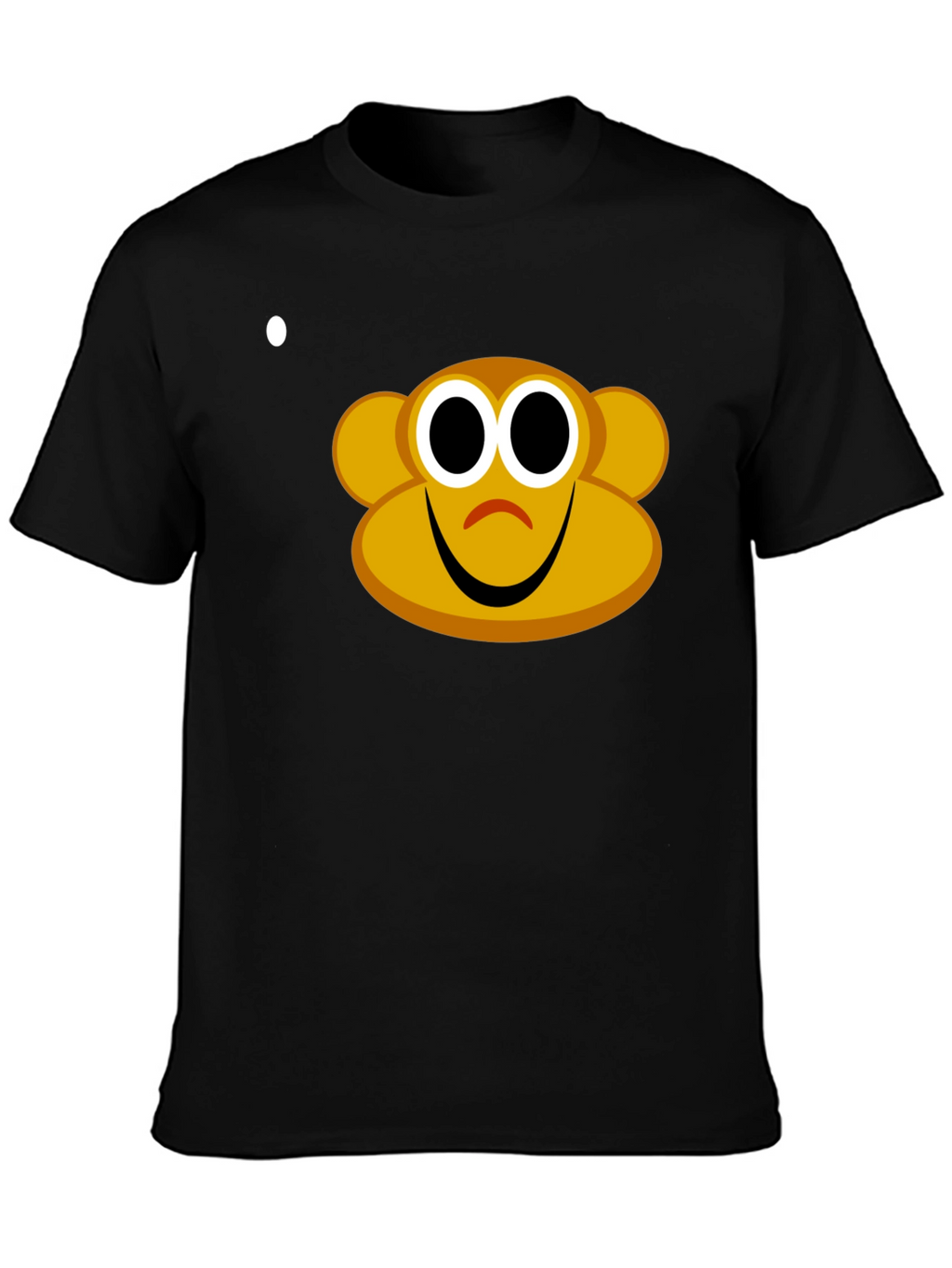 Monkey Graphic Tee - Black Cotton Blend