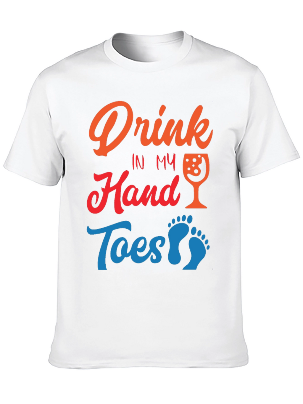 Drink in My Hand Toes in Sand T-Shirt