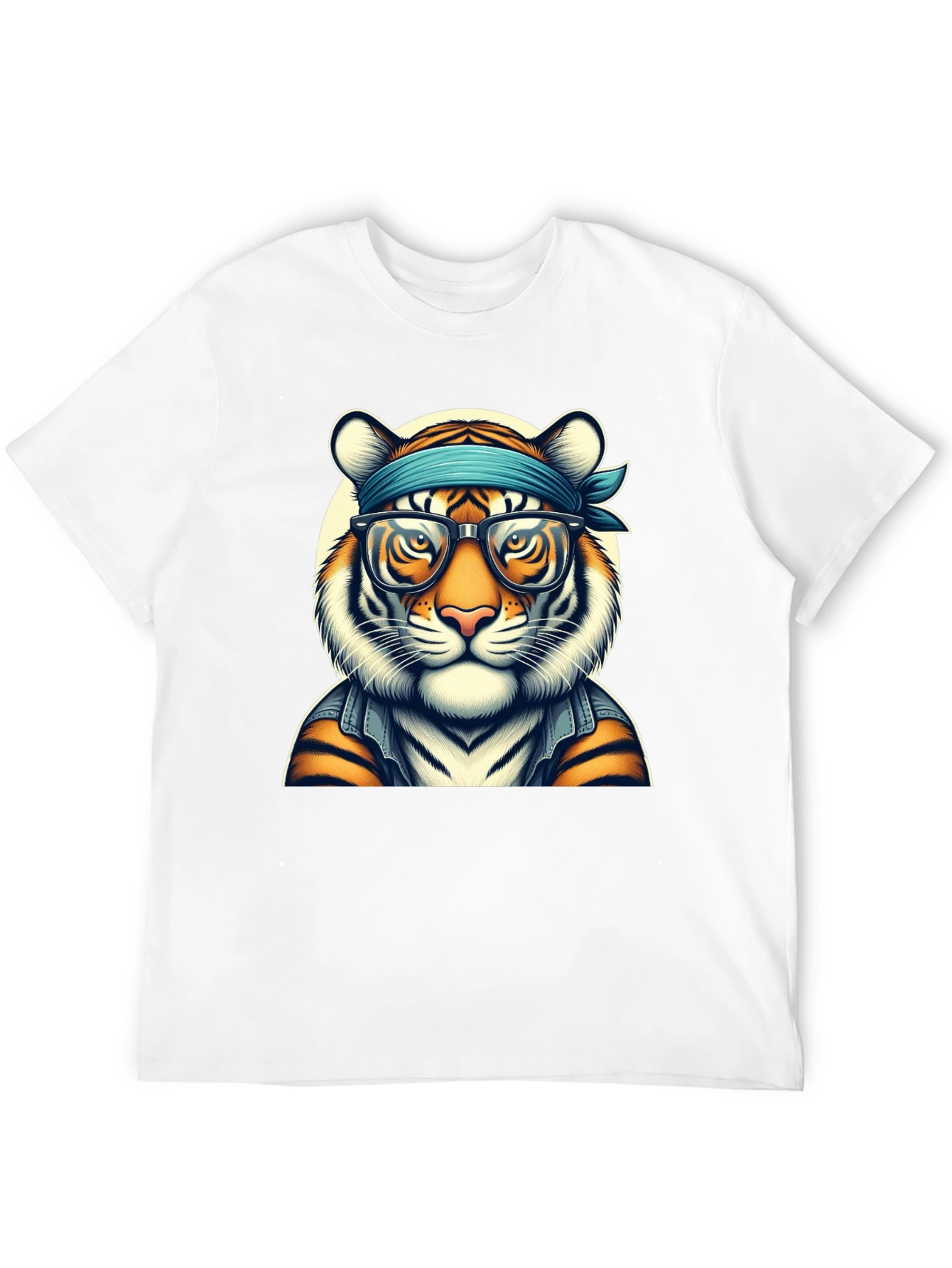 Cool Tiger Graphic Tee - Trendy Animal Print