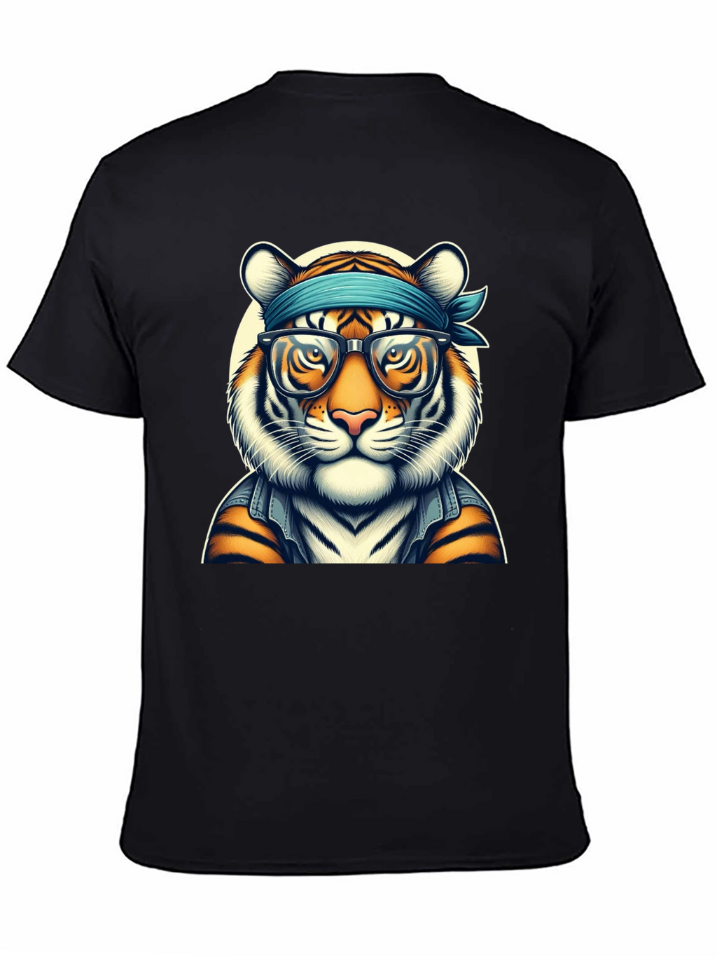 Cool Tiger Graphic Tee - Trendy Animal Print