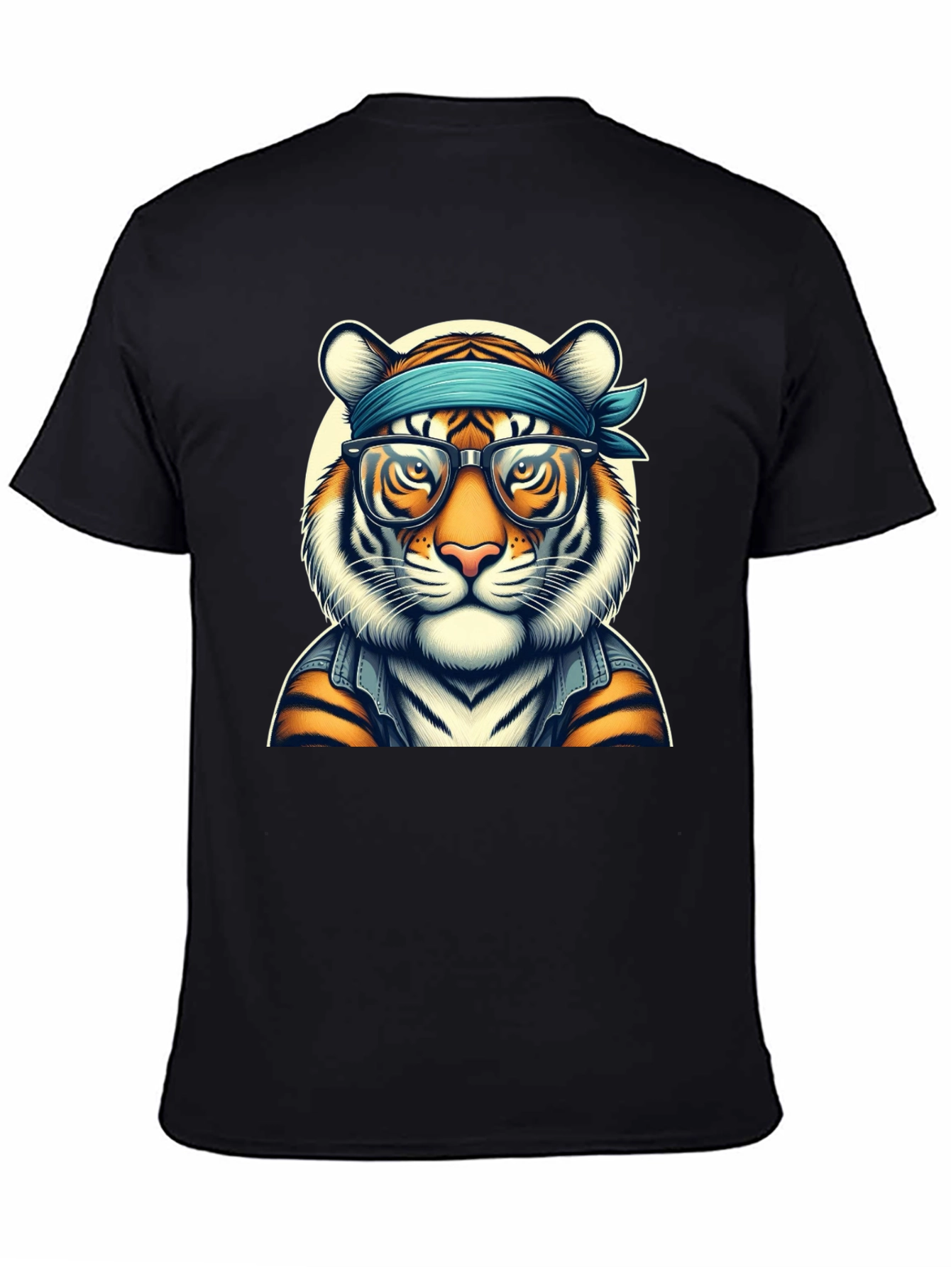 Cool Tiger Graphic Tee - Trendy Animal Print