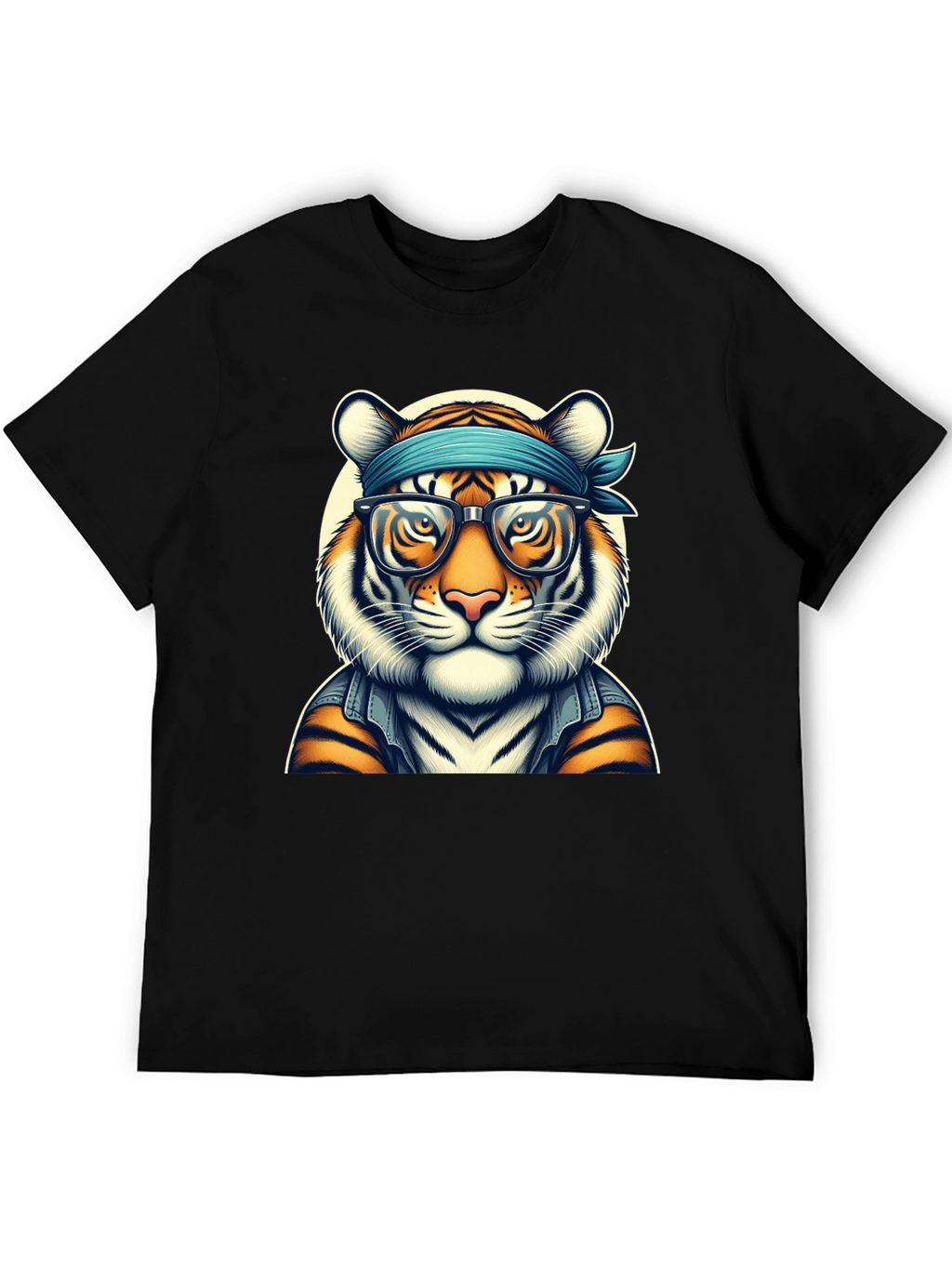 Cool Tiger Graphic Tee - Trendy Animal Print