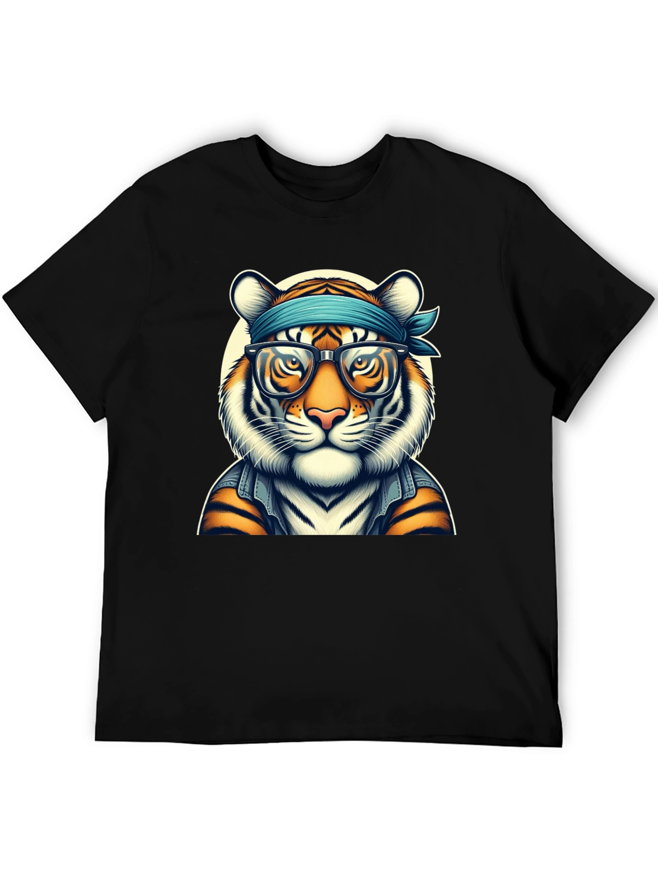 Cool Tiger Graphic Tee - Trendy Animal Print