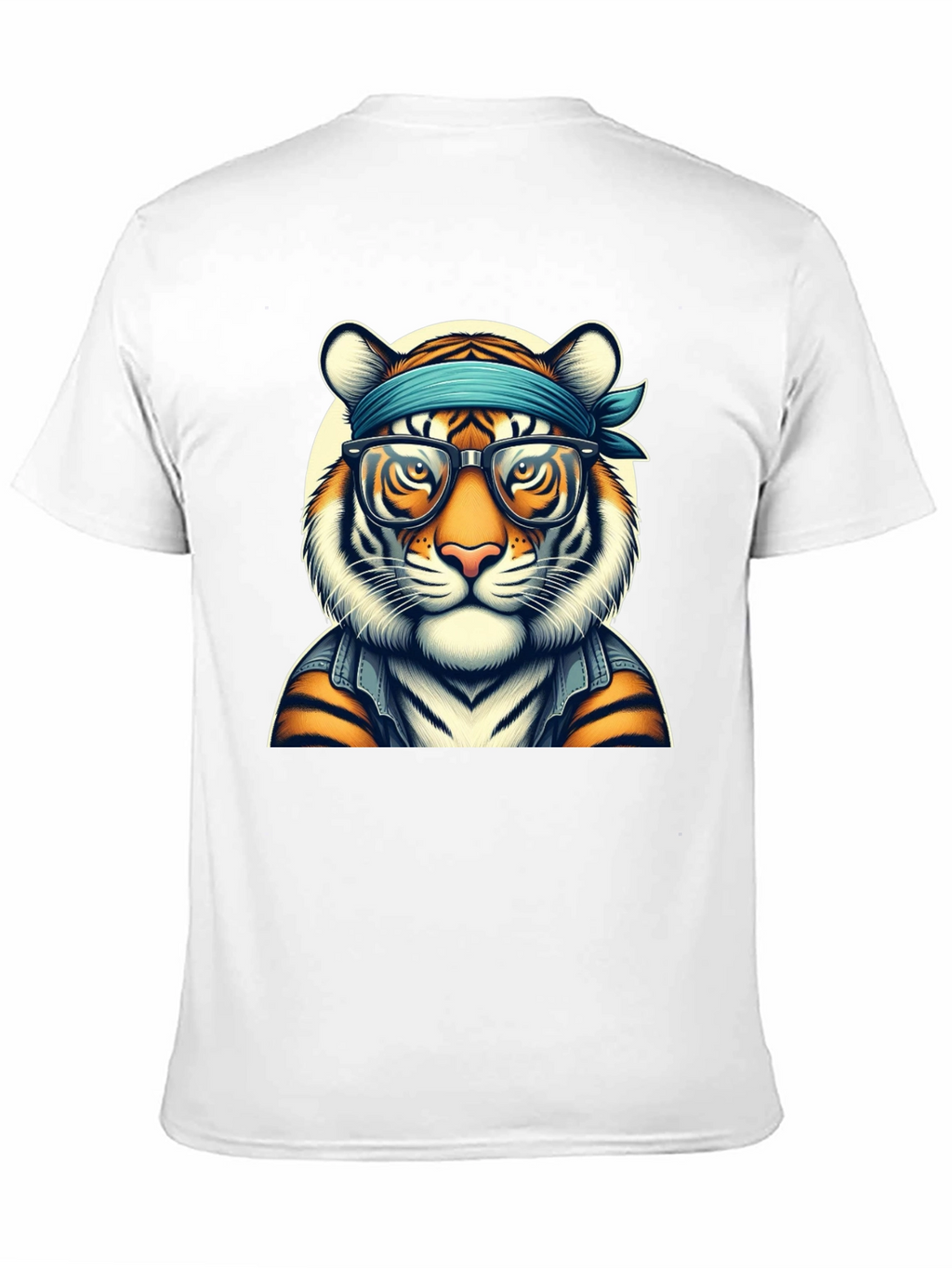 Cool Tiger Graphic Tee - Trendy Animal Print