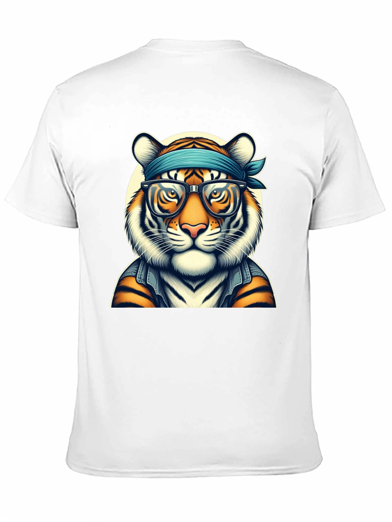 Cool Tiger Graphic Tee - Trendy Animal Print