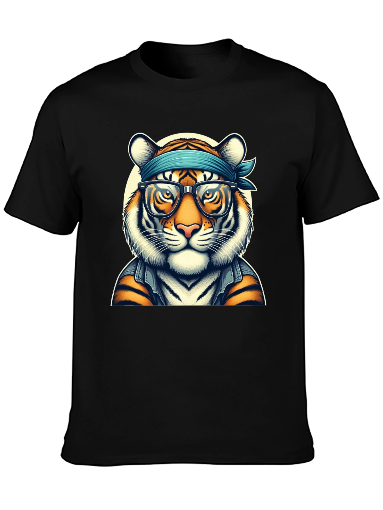 Cool Tiger Graphic Tee - Trendy Animal Print