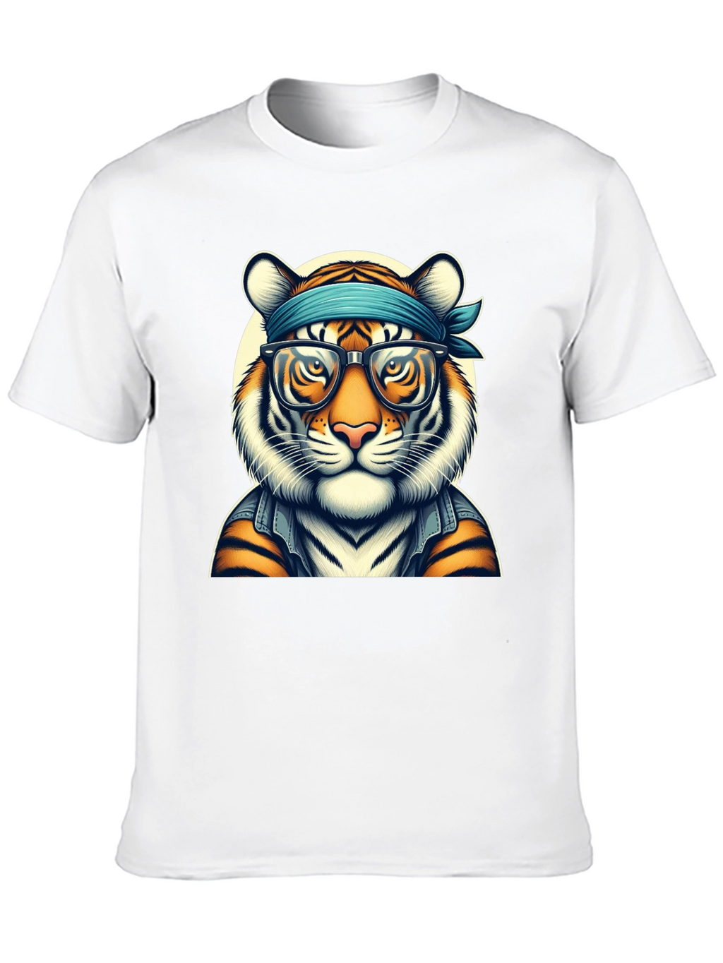Cool Tiger Graphic Tee - Trendy Animal Print