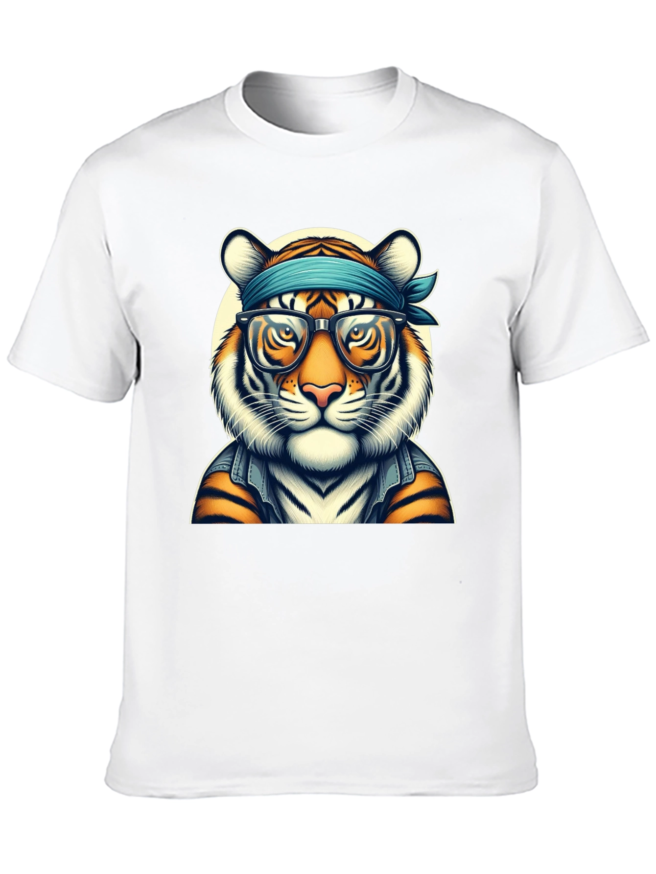 Cool Tiger Graphic Tee - Trendy Animal Print