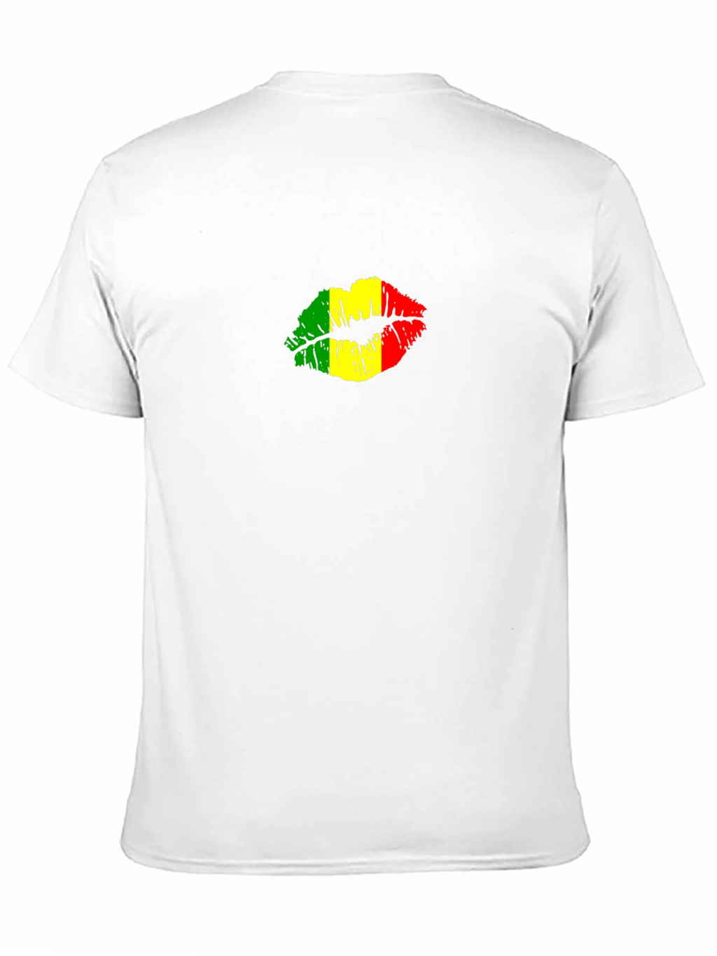 Rasta Lips Graphic Black T-Shirt