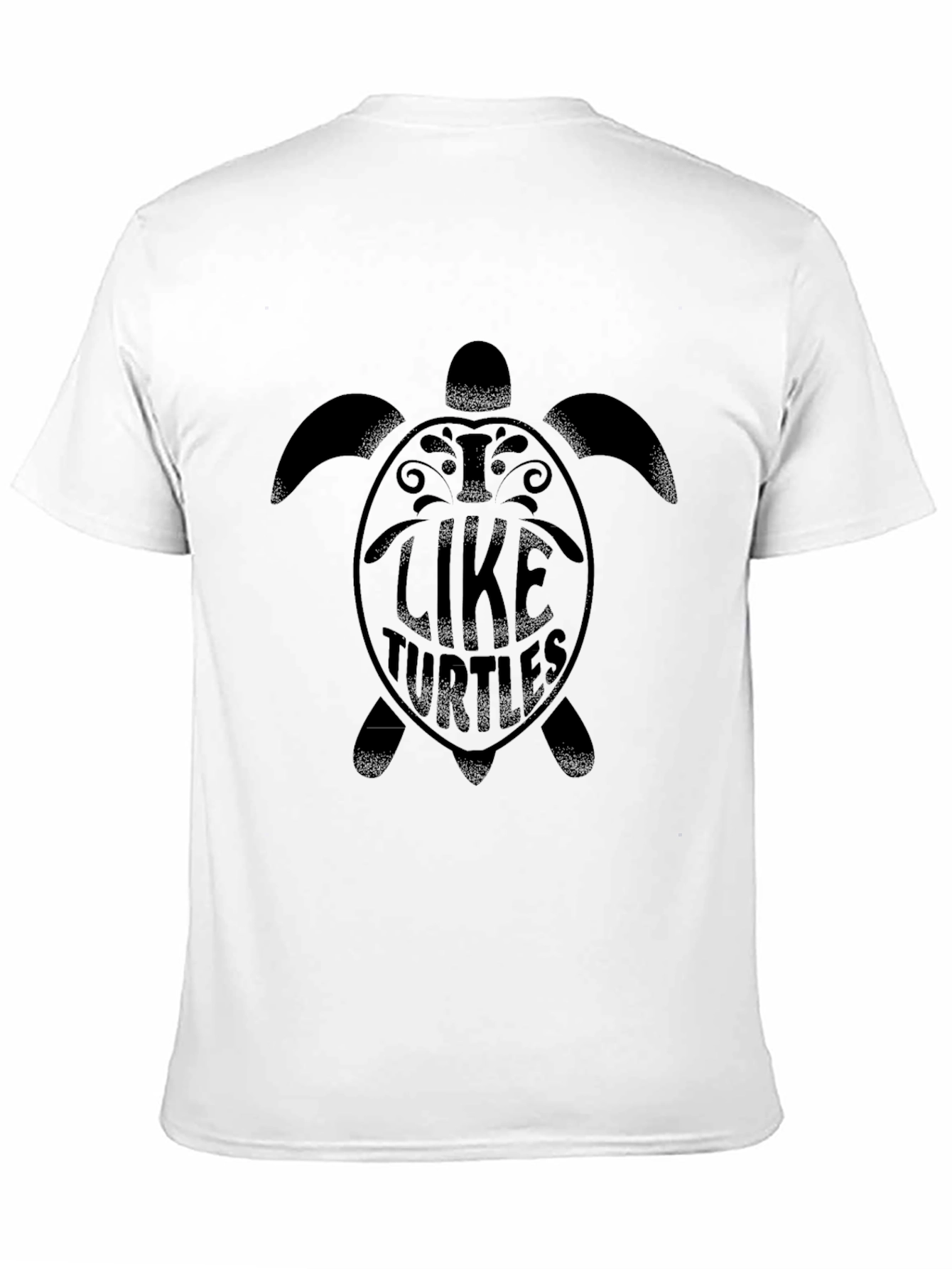 Black Turtle Graphic Tee - Like Turtles
