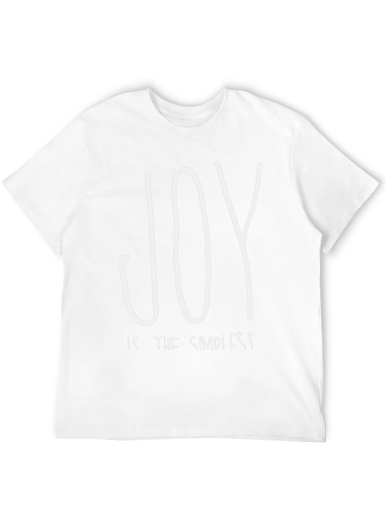 Joy is the Simplest Black T-Shirt