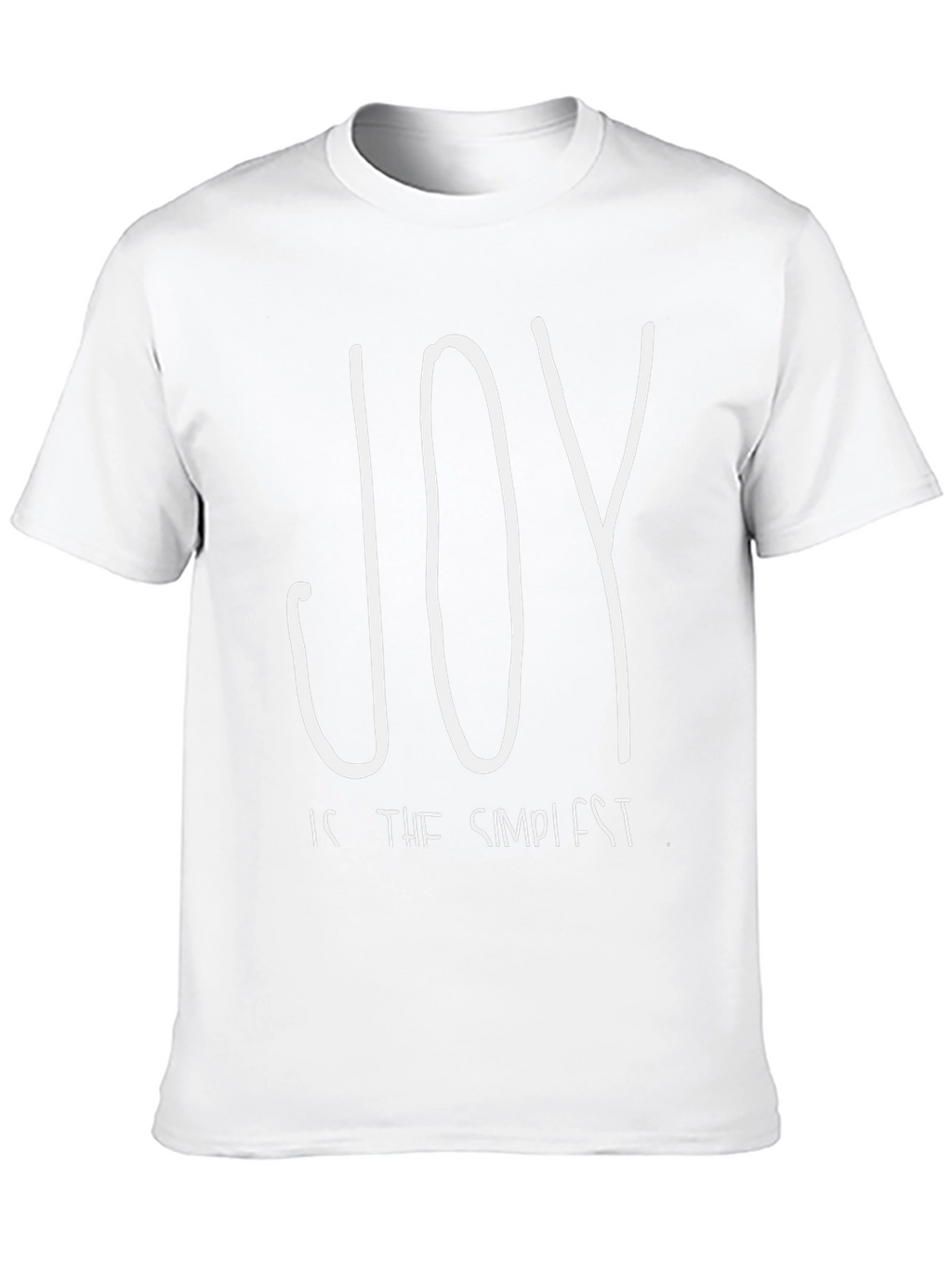 Joy is the Simplest Black T-Shirt