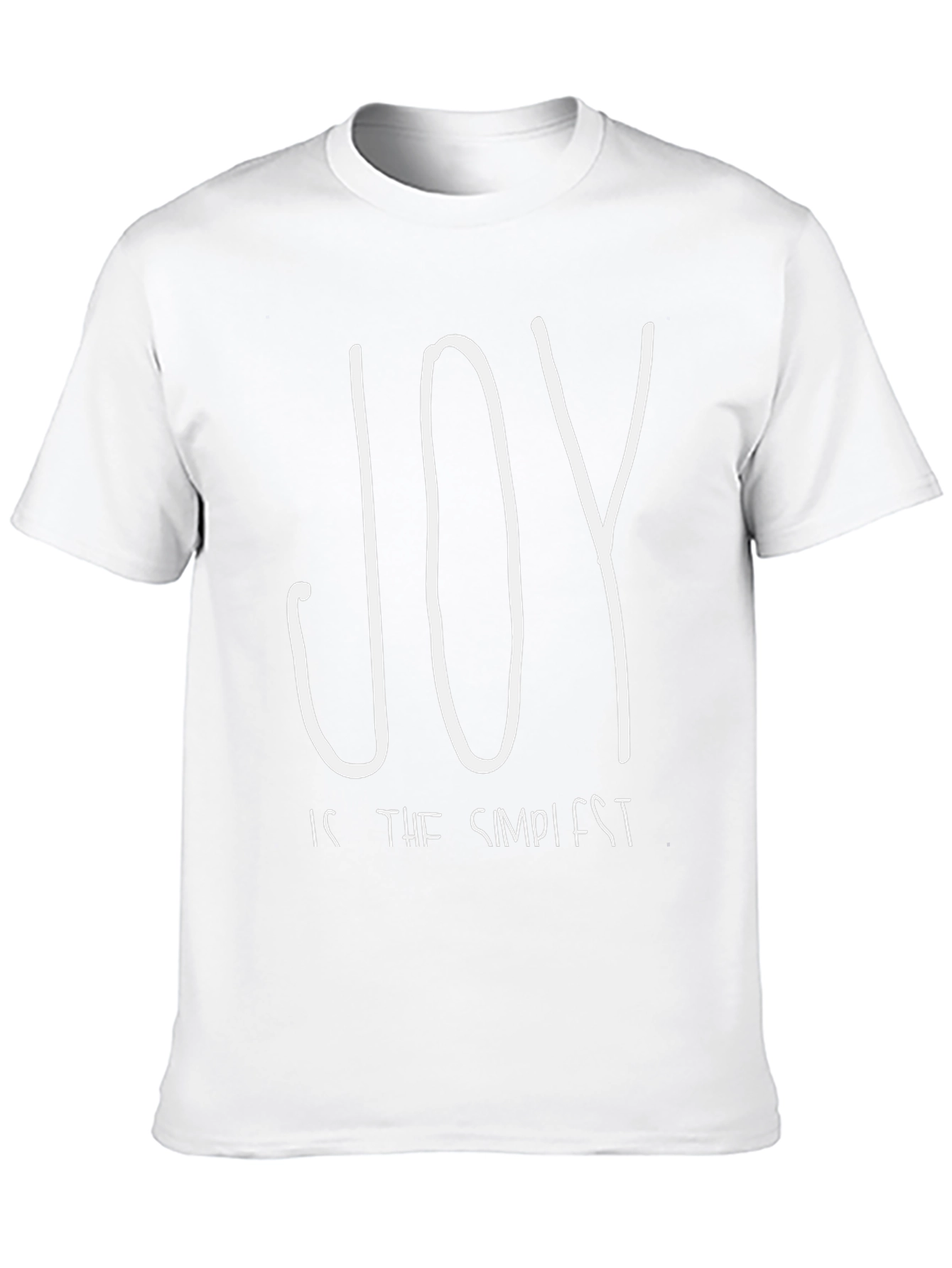 Joy is the Simplest Black T-Shirt